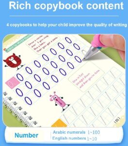 9657 *Cuaderno d/Escritura RANURA MÁGICA* (13x19 cm.) 16 Pág. 4 Libros+Pluma+Adaptador+5 Repuestos. - Imagen 7