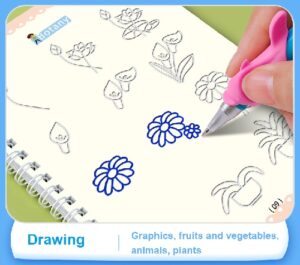 9657 *Cuaderno d/Escritura RANURA MÁGICA* (13x19 cm.) 16 Pág. 4 Libros+Pluma+Adaptador+5 Repuestos. - Imagen 10