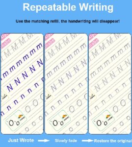 9657 *Cuaderno d/Escritura RANURA MÁGICA* (13x19 cm.) 16 Pág. 4 Libros+Pluma+Adaptador+5 Repuestos. - Imagen 3