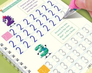 9658 *Cuaderno d/Escritura RANURA MÁGICA* (13x19 cm.) 16 Pág. 4 Libros+Pluma+Adaptador+5 Repuestos. - Imagen 7