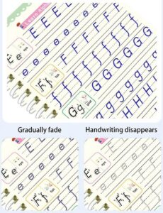 9658 *Cuaderno d/Escritura RANURA MÁGICA* (13x19 cm.) 16 Pág. 4 Libros+Pluma+Adaptador+5 Repuestos. - Imagen 6