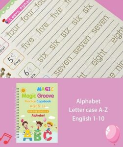 9658 *Cuaderno d/Escritura RANURA MÁGICA* (13x19 cm.) 16 Pág. 4 Libros+Pluma+Adaptador+5 Repuestos. - Imagen 2