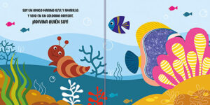 5595-0324 *EN EL OCÉANO  4 Texturas Diferentes* (17x17 cm.) 16 Pág. 4 Diferentes - Imagen 3