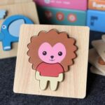 0383 *Rompecabezas d/Madera GRUESA de 3 o 4 Pcs.* (15x15 cm.) 12 Diferentes. - Imagen 10