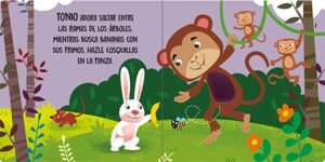 5557-2633 *LA JUNGLA 6 Texturas Diferentes* (17x17 cm.) 10 Pág. 4 Diferentes. - Imagen 2