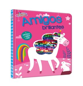 5540-2664 *AMIGOS BRILLANTES 6 Páginas con Lentejuelas Cambian de Color* (15x19 cm.) 10 Pág. - Imagen 2