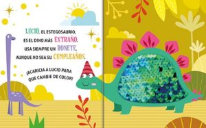 5540-2671 *DINOLOCURAS 6 Páginas con Lentejuelas Cambian de Color* (15x19 cm.) 10 Pág. - Imagen 3