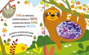 5540-2688 *Juguemos al BOSQUE 6 Páginas con Lentejuelas Cambian de Color* (15x19 cm.) 10 Pág. - Imagen 3