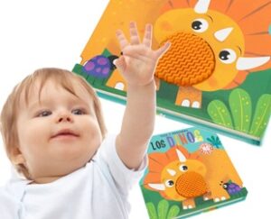 5557-2640 *LOS DINOS 6 Texturas Diferentes* (17x17 cm.) 10 Pág. 4 Diferentes.