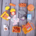 7586 *Juego de TIENDA DE COMESTIBLES* (31.5x45 cm.) 17 Pcs. +23 Billetes. - Imagen 5