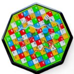 9722 *Mini Juego de Mesa Plástico* (14 cm.) SERPIENTRES Y ESCALERAS