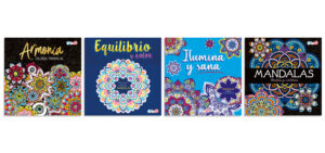 3812 *Mandalas Mente* (21x21 cm.) 24 Pág. 4 Diferentes.