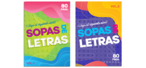 0461 *SOPA DE LETRAS Vol.1-2* (20x27 cm.) 80 Pág. 2 Diferentes. - Imagen 2