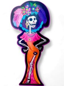 0564-2 *Catrina c/Brillo 2 Vistas* (32 cm.) - Imagen 2