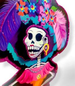 0564-2 *Catrina c/Brillo 2 Vistas* (32 cm.) - Imagen 3