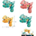 4113-12 *CAJA c/12 Pistolas Led c/Sonido y Forma de Dinosaurios* (11.5x12.5 cm.)