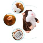 0149 *HAMSTER d/Peluche REPITE PALABRAS Y SONIDOS* (9x17 cm.) 3 Colores Diferentes. - Imagen 6