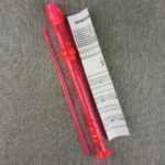 0252 *Flauta Musical Plástica de Colores Traslúcidos* (3x32 cm.) 5 Colores Diferentes - Imagen 3