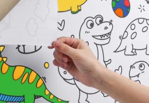 0330 *Rollo Grafiti de Papel Adhesivo* (30x400 cm.) 4 Dibujos de 1m.x Rollo. 2 Diferentes.