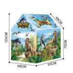 0532-D *Casita Armable DINOSAURIOS c/Pelotas* (93x69x130x70x48) Casita +50 Pelotas d/Alberca. - Imagen 4