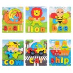 1874 *Rompecabezas p/Formar Palabras e/Inglés* (15x18 cm.) 25 Diferentes. - Imagen 5