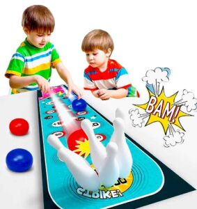 4270 *TAPETE Boliche* (30x120 cm.) +6 Bolas Deslizables +6 Bolos de 3x10 cm. - Imagen 4