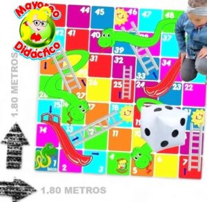 4276 *Tapete SERPIENTES Y ESCALERAS e/Lona* (1.85x1.85 mts.)