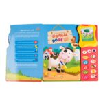 9797 *Vaquita Bella 5 Botones c/Sonido Libro de Cartón* (19x19 cm.) 10 Pág. - Imagen 4