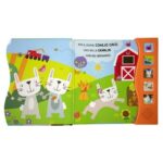 9804 *Conejo Caco 5 Botones c/Sonido Libro de Cartón* (19x19 cm.) 10 Pág. - Imagen 3