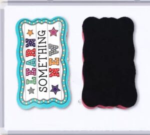 0241 *Borrador p/Pintaron MAGNÉTICO Aprender Cosas Nuevas* (11x6.5 cm.) INDIVIDUAL - Imagen 5