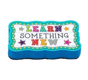 0241 *Borrador p/Pintaron MAGNÉTICO Aprender Cosas Nuevas* (11x6.5 cm.) INDIVIDUAL - Imagen 4