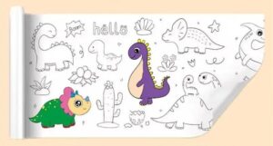 0330 *Rollo Grafiti de Papel Adhesivo* (30x400 cm.) 4 Dibujos de 1m.x Rollo. 2 Diferentes. - Imagen 2