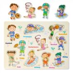 6602 *Rompecabezas c/PIJAS DE MADERA* (30 x 22.5 cm.) 20 Diferentes. - Imagen 3