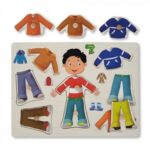 6602 *Rompecabezas c/PIJAS DE MADERA* (30 x 22.5 cm.) 20 Diferentes.