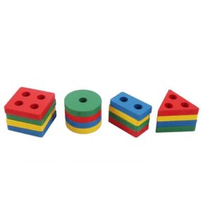 0284 *Apilador Geométrico d/Madera* (11.5 cm.) 17 Pcs. - Imagen 6