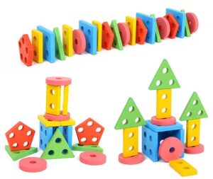 0294 *Apilador 5 Figuras Geométricas e/Línea de Madera* (35x5 cm.) 26 Pcs. - Imagen 6