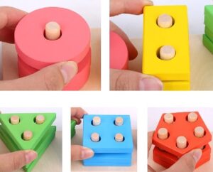 0294 *Apilador 5 Figuras Geométricas e/Línea de Madera* (35x5 cm.) 26 Pcs. - Imagen 8