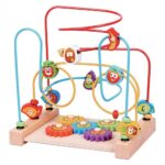 0374-E *Laberinto Frutas y Engranajes 2 en 1 de Madera * (22.5x22.5 cm.) 3 Diferentes. - Imagen 5