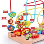 0374-E *Laberinto Frutas y Engranajes 2 en 1 de Madera * (22.5x22.5 cm.) 3 Diferentes. - Imagen 4