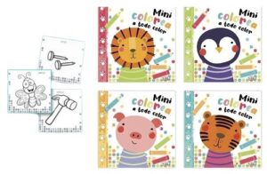 0615 *Mini Colorea Vocabulario* (16x16 cm.) 72 Pág. 4 Diferentes. - Imagen 3