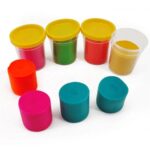 0749 *Plastilina Colour Dough* (20x6 cm.) 4 Pcs. Rojo-Azul-Verde-Amarillo. - Imagen 4