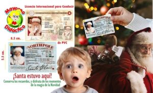 4280 *Licencia Internacional de Vuelo Olvidada por Santa PVC* (9x5.5 cm.) 2 Diferentes. - Imagen 6