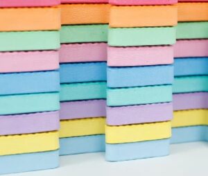 9540 *Tapete de NUMEROS e/Foamy* (30x30 cm.) 10 Pcs. - Imagen 6