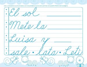 4973 *Aprendo Cursiva* (21.5x28 cm.) 96 Pág. - Imagen 3