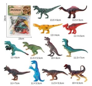 4291 *Colección de Dinosaurios de 8 cm.* (14x20 cm.) 12 Pcs. 2 Diferentes. - Imagen 3
