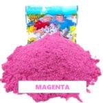 0140 *Arena Mágica e/Bolsa Metálica* (15x17cm.) 350 Grms. 10 Colores Diferentes. - Imagen 3