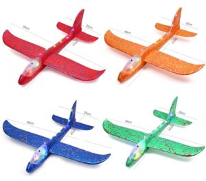 0355 *Avión Led GRANDE* (48 cm.) 4 Colores Diferentes. - Imagen 4