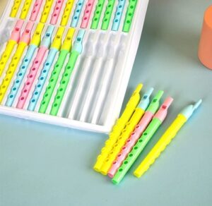 0951 *Blíster MINI FLAUTAS MUSICALES* (16 cm.)  24 Pcs. - Imagen 3