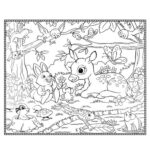 0975 *Mantel p/Colorear* (80x70 cm.) Mantel+6 Crayolas. 4 Diferentes. - Imagen 3