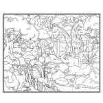 0975 *Mantel p/Colorear* (80x70 cm.) Mantel+6 Crayolas. 4 Diferentes. - Imagen 10